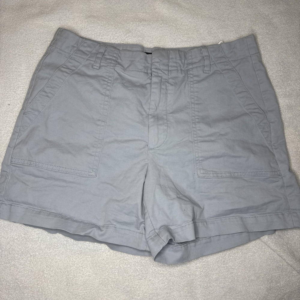 Authentic Chino Shorts Women's Size 8 Powder Blue High Rise Classic Fit